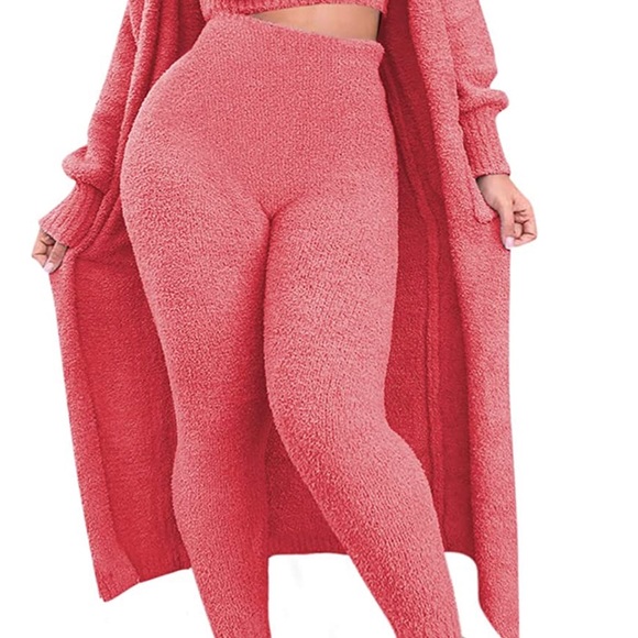 Fuzzy 3-piece Pant Set - Picture 3 of 10